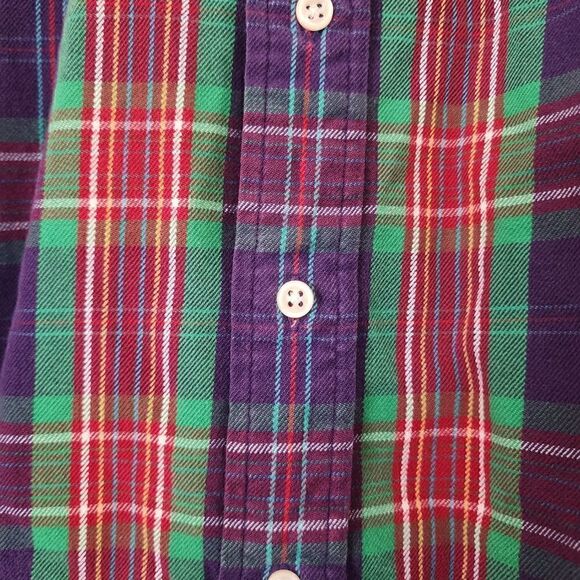 Ralph Lauren Blake plaid button up cotton shirt shirt L - Picture 2 of 4